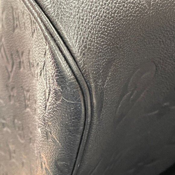 Louis Vuitton Neverfull MM Black Empriente Leather w/ Pouch (JB1334) - Picture 10 of 14